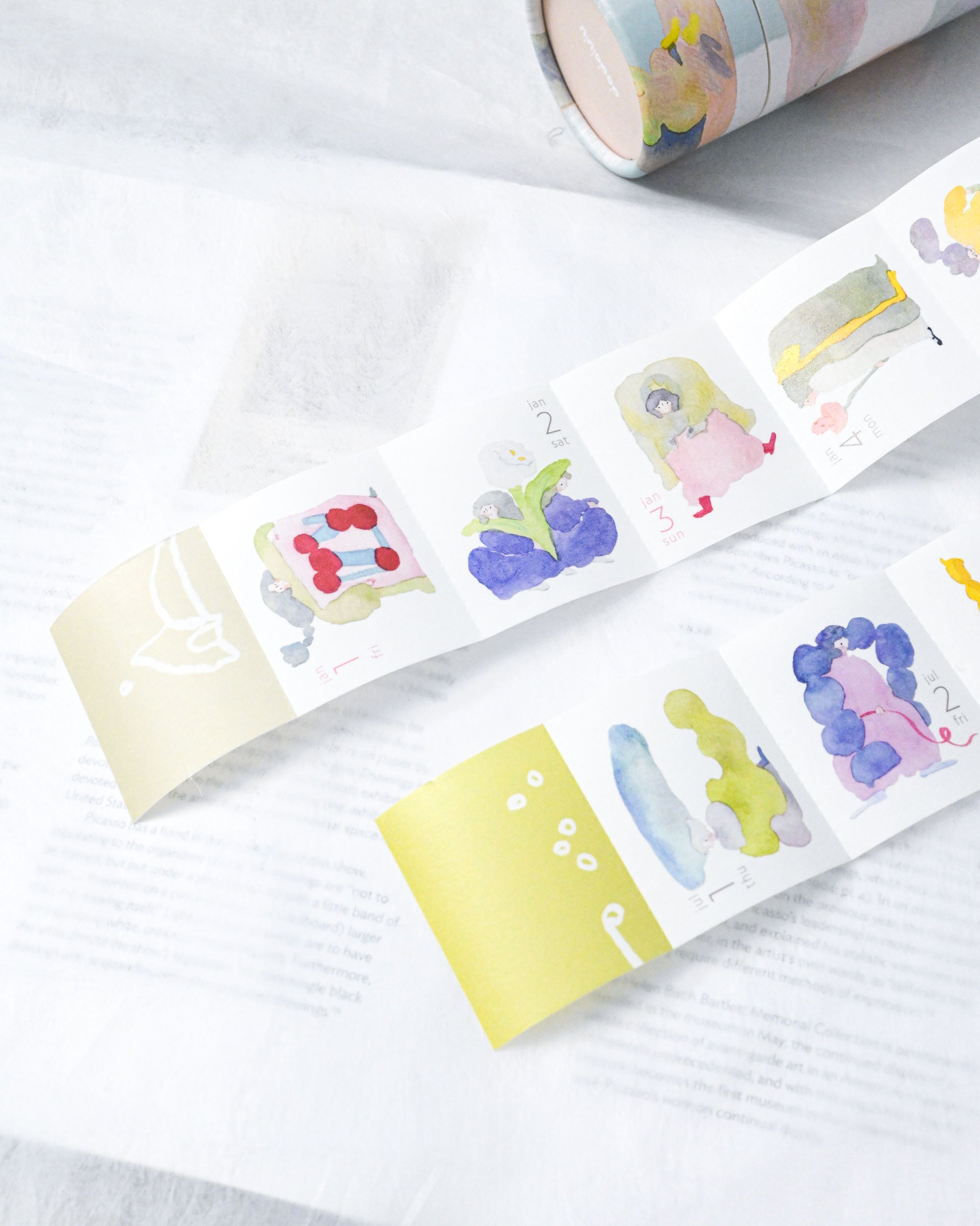dodolulu 2027 365 Daily Washi Tape Calendar