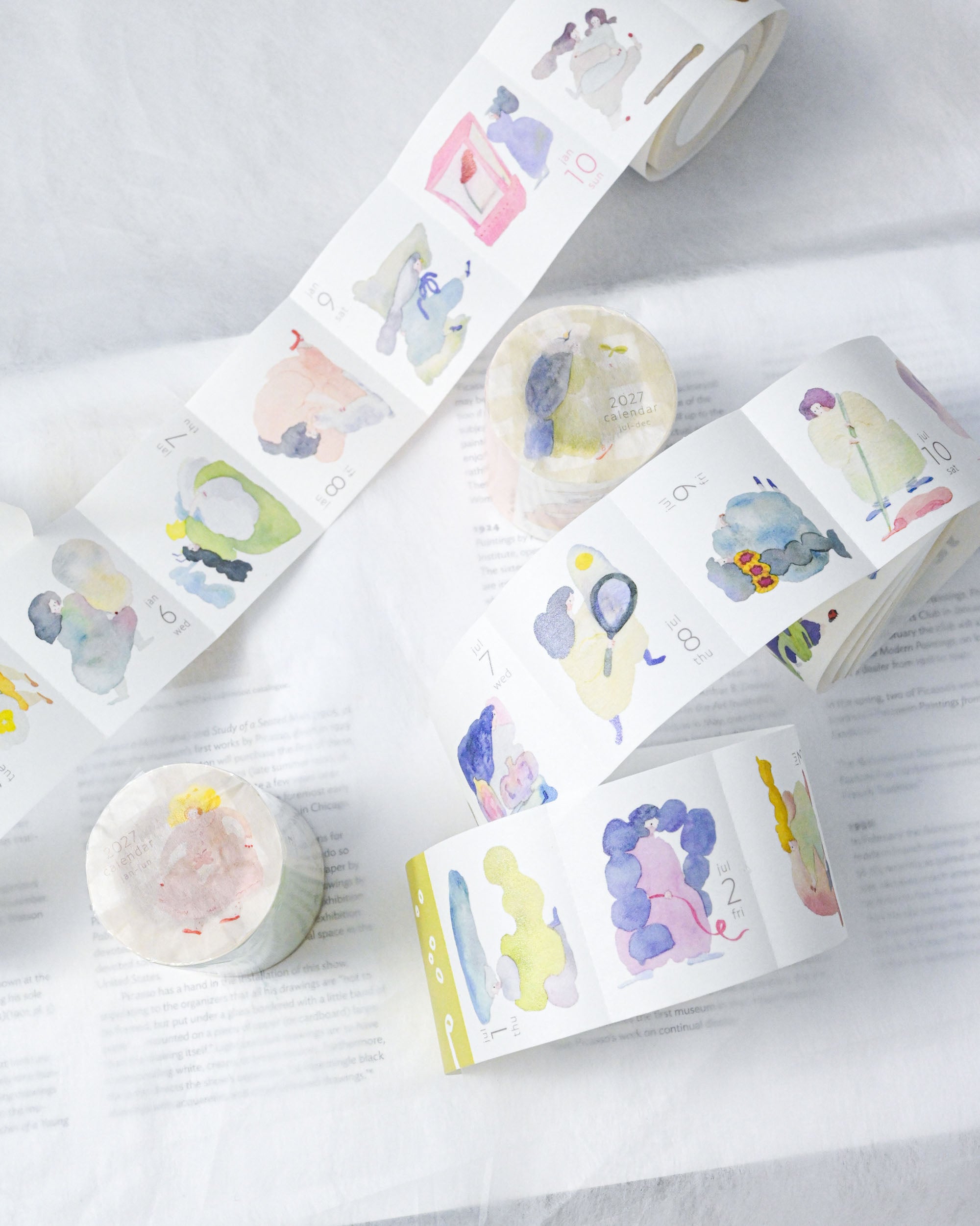 dodolulu 2027 365 Daily Washi Tape Calendar