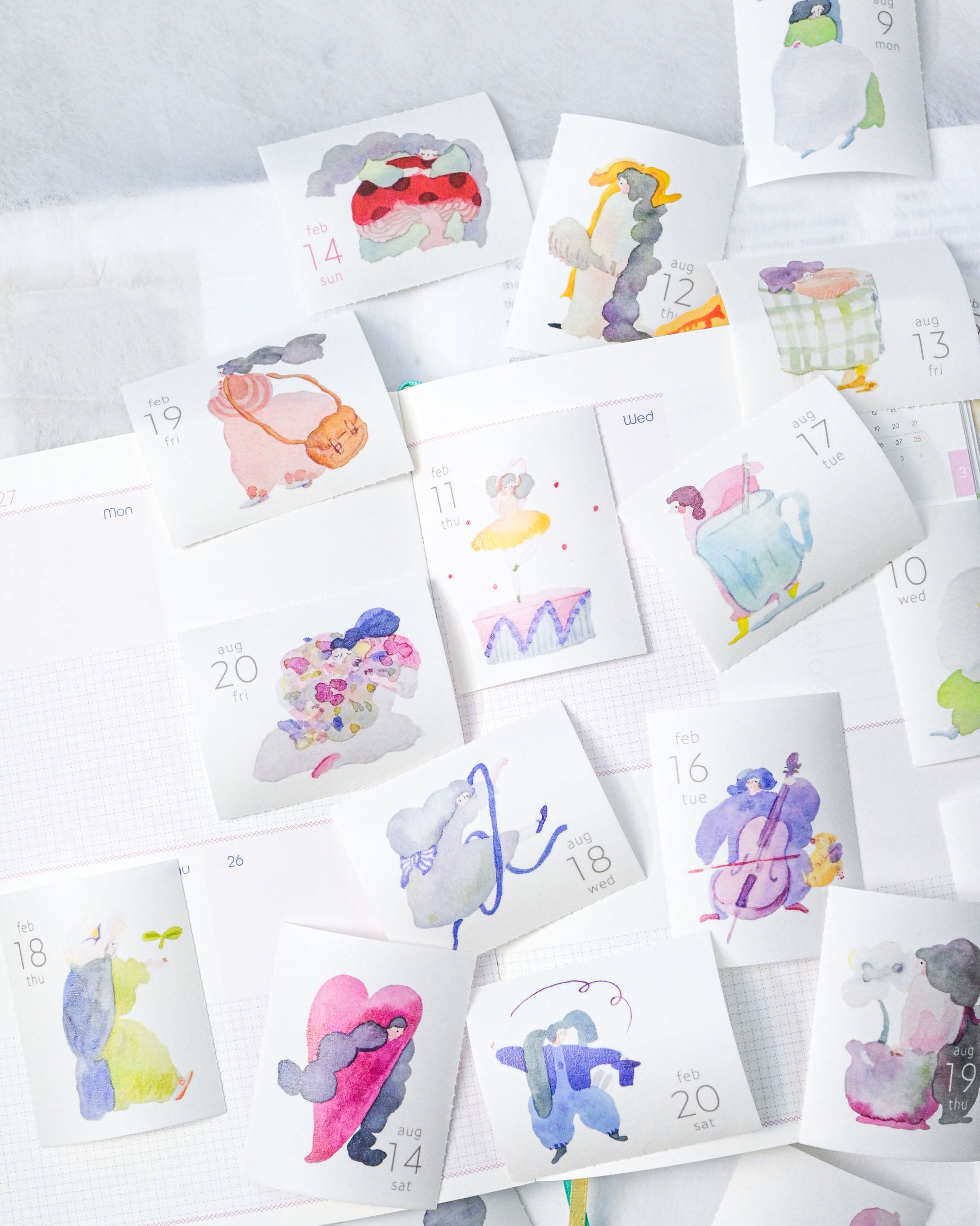 dodolulu 2027 365 Daily Washi Tape Calendar