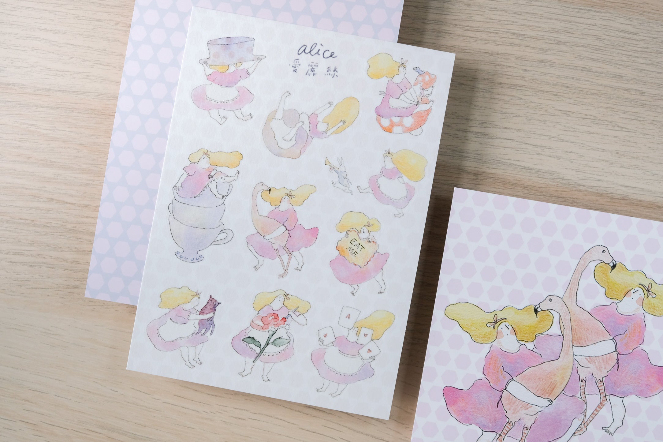 dodolulu Sticker Sheet - Alice in Wonderland