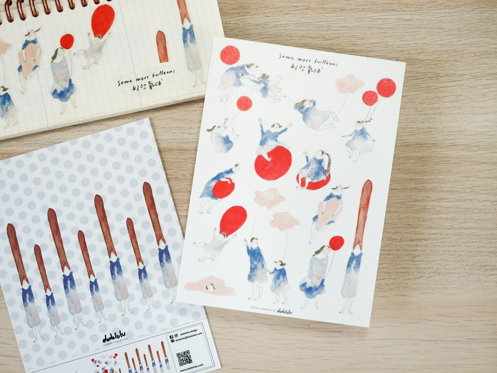 dodolulu-手帳貼紙-日本和紙