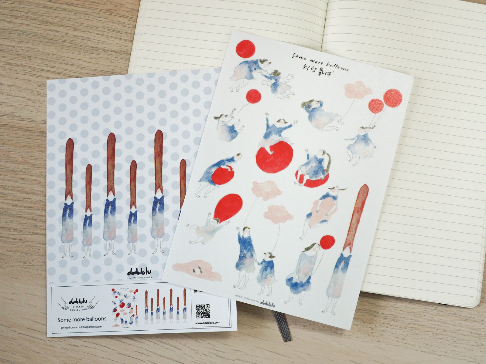 dodolulu-手帳貼紙-日本和紙
